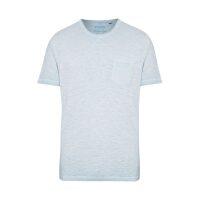 Ανδρικό T-shirt κοντομάνικο με στρογγυλή λαιμόκοψη σιελ χρώμα CALAMAR CL 109640 1T03 42