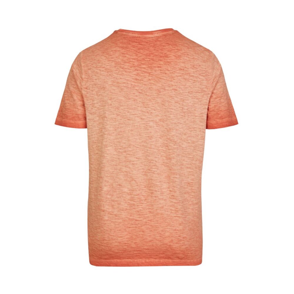 Men's short-sleeved T-shirt with round neck orange color CALAMAR CL 109640 1T03 65