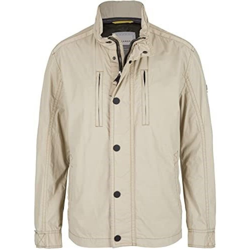 Men's three-quarter length beige cotton jacket Calamar CL 120500 3149 16