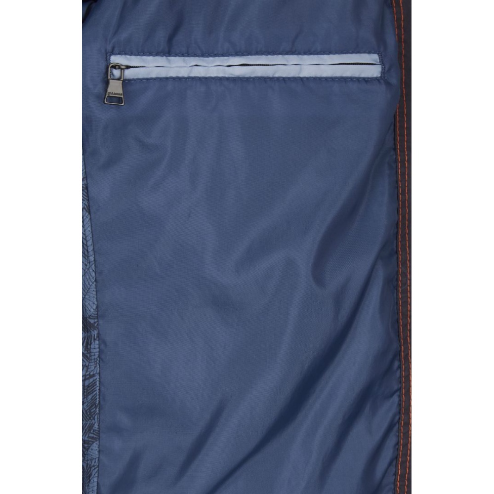 Ανδρικό βαμβακερό μπουφάν μπλε χρώμα Calamar CL 130040-1123-42