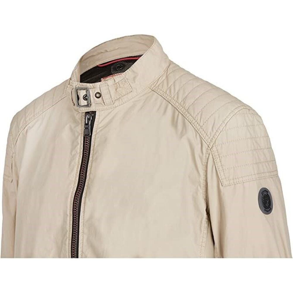 Men beige cotton jacket Calamar CL 130100 5149 16