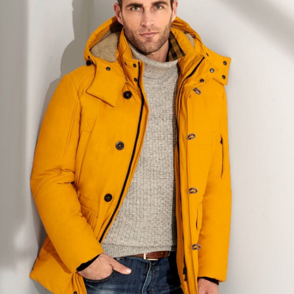 Men's winter jacket yellow Calamar CL 120360 2025 64