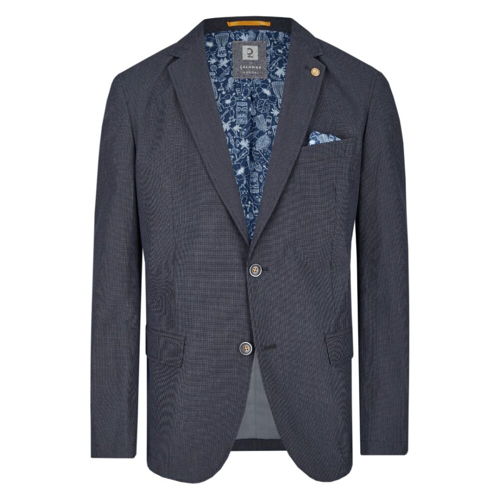Men's cotton jacket, blue color Calamar CL 142710-5Q74-40