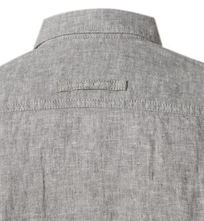 Ανδρικό μακρυμάνικο πουκάμισο λινό / βαμβάκι χακί χρώμα Camel Active CA 409114 3S08 75