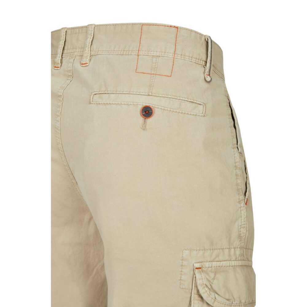 Men's Cargo Bermuda shorts, beige color Hattric HT 696530-5Q89-10