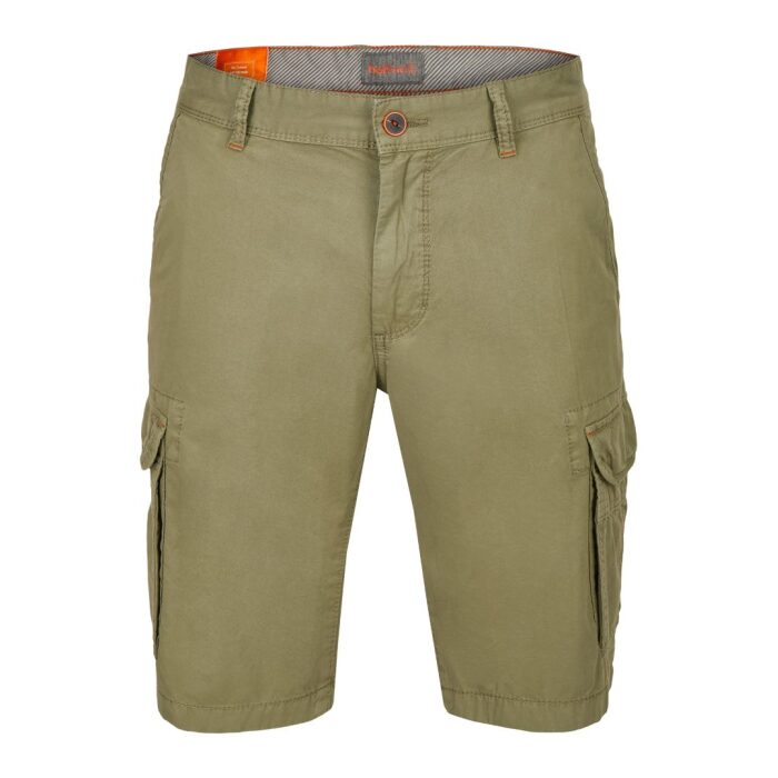 Men's Cargo Bermuda shorts, olive color Hattric HT 696530-5Q89-36