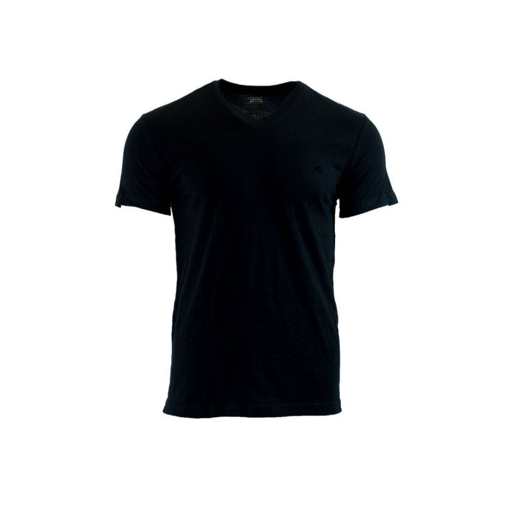 Men's underwear T-shirt set 2 pieces, with V neckline black Camel Active CA 400-581-8000