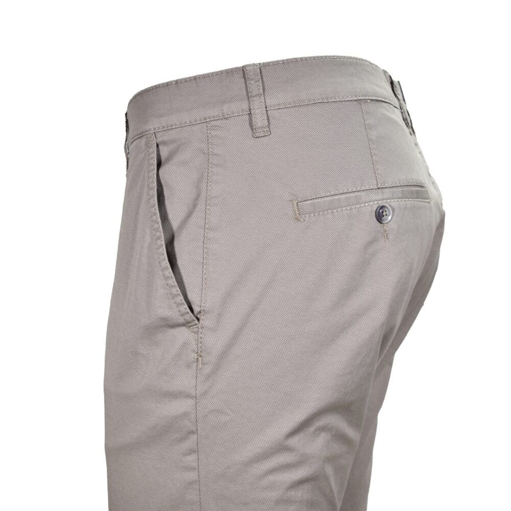 Ανδρικό παντελόνι Harper Chino μπεζ-καφέ χρώμα Hattric HT 677185-5619-13
