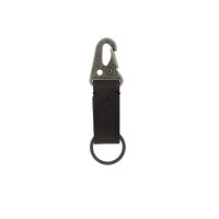 Leather keychain - steel black color Olibia Camel Active CA 326-701-60