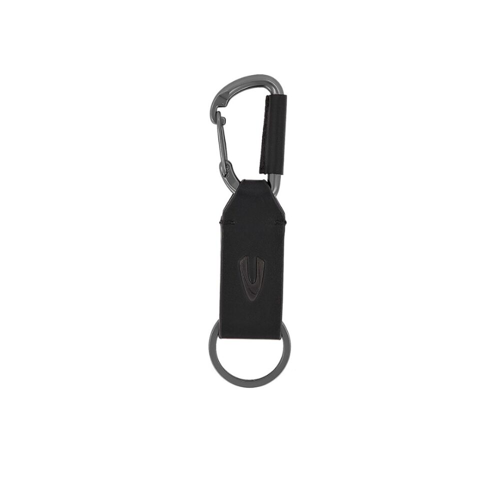 Leather keychain - steel black color Varese Camel Active CA 327-701-60