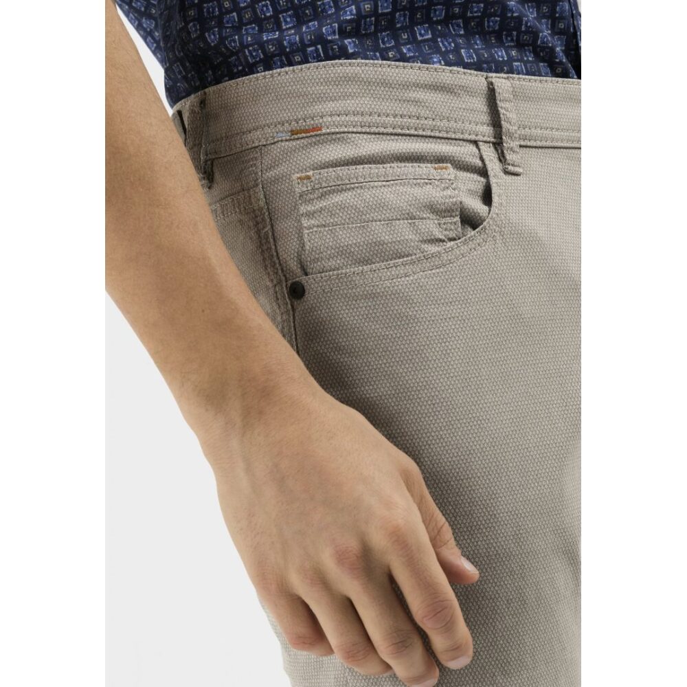 Men's five-pocket pants Regular fit, khaki color Camel Active CA 488485-5509-05