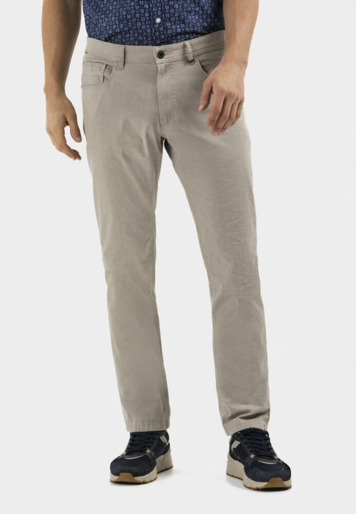 Men's five-pocket pants Regular fit, khaki color Camel Active CA 488485-5509-05