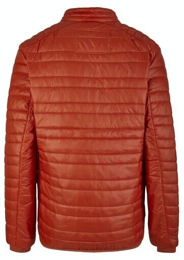 Men's quilted jacket with miniature orange color Calamar CL 130700-4Q73-95