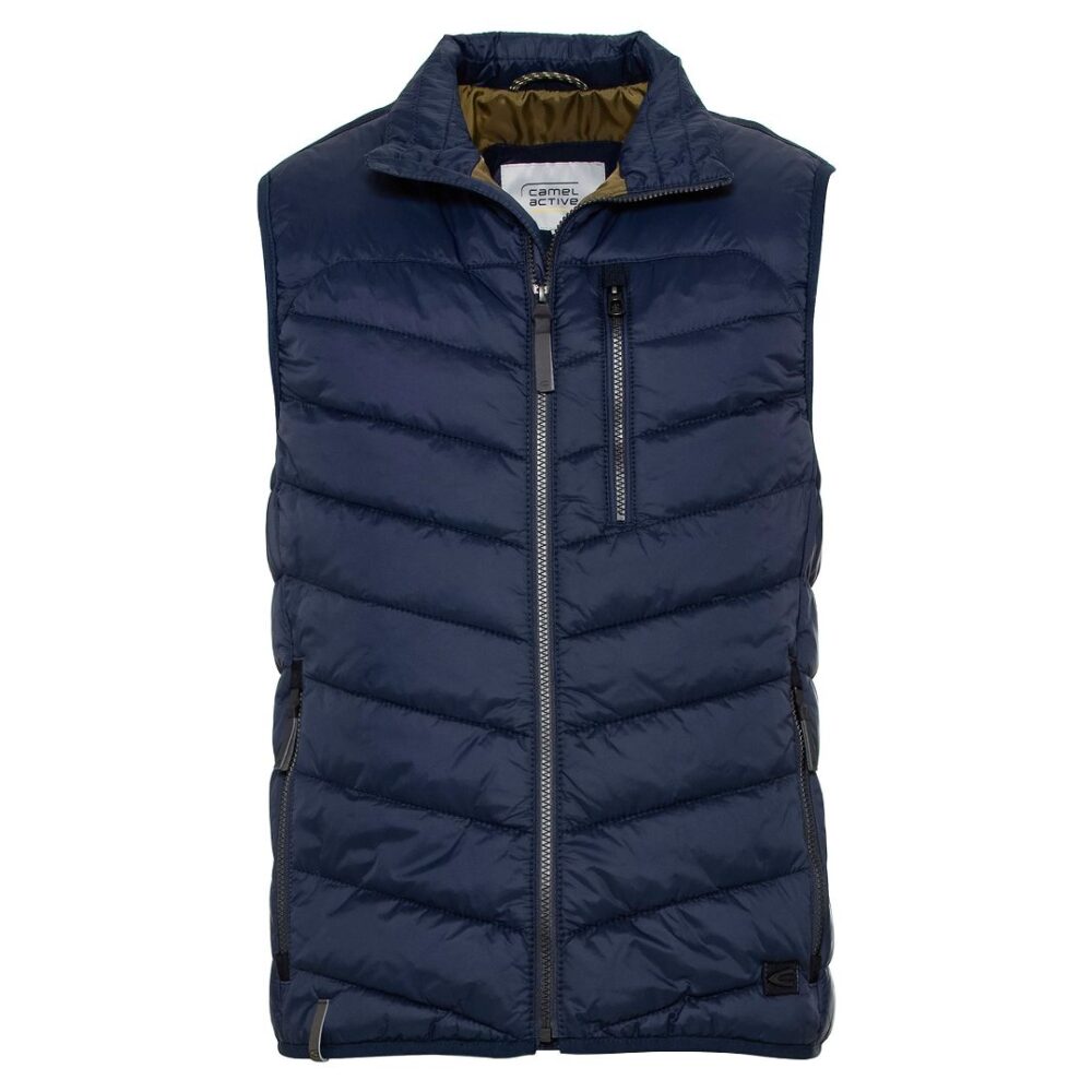 Men's quilted vest, dark blue color Camel Active CA 460100-4E52-44