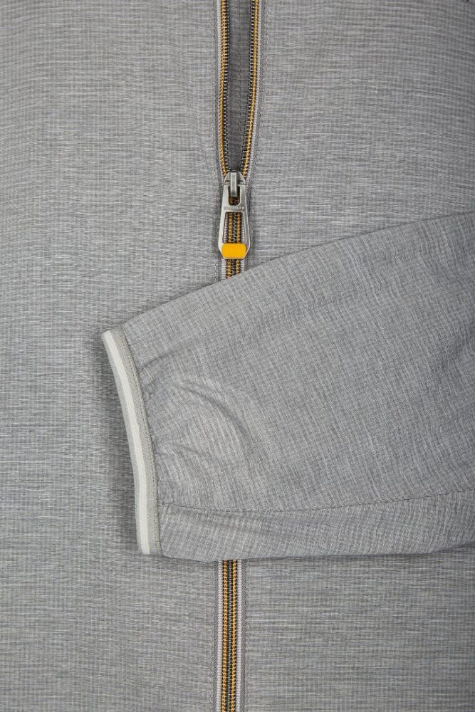 Men's jacket with gray hood CALAMAR CL 130540 3Q79 04