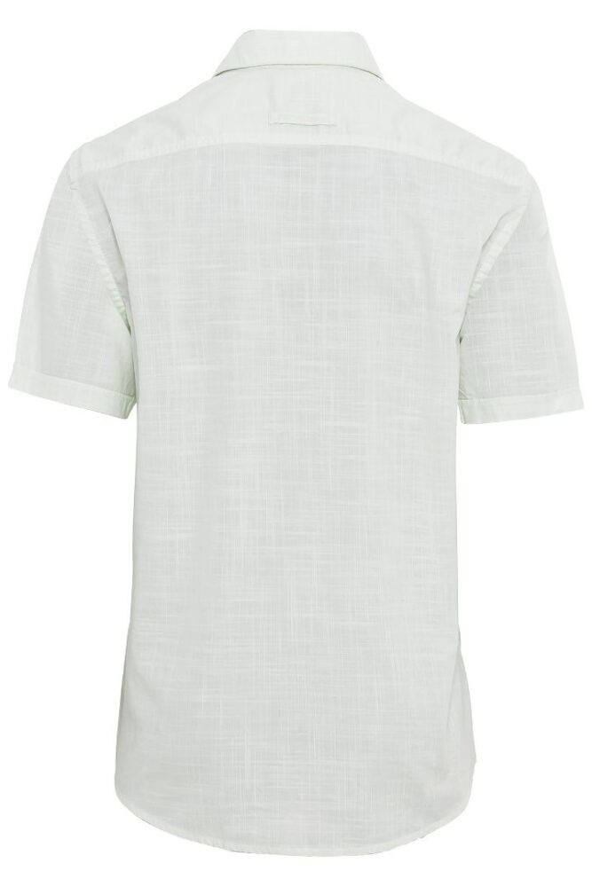 Ανδρικό κοντομάνικο πουκάμισο ριγέ λαχανί-άσπρο Camel Active CA C89 409221 3S32 72