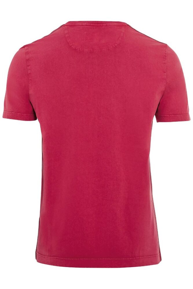 Ανδρικό T-shirt κοντομάνικο με στρογγυλή λαιμόκοψη κόκκινο Camel Active CA C89 409431 3T05 44