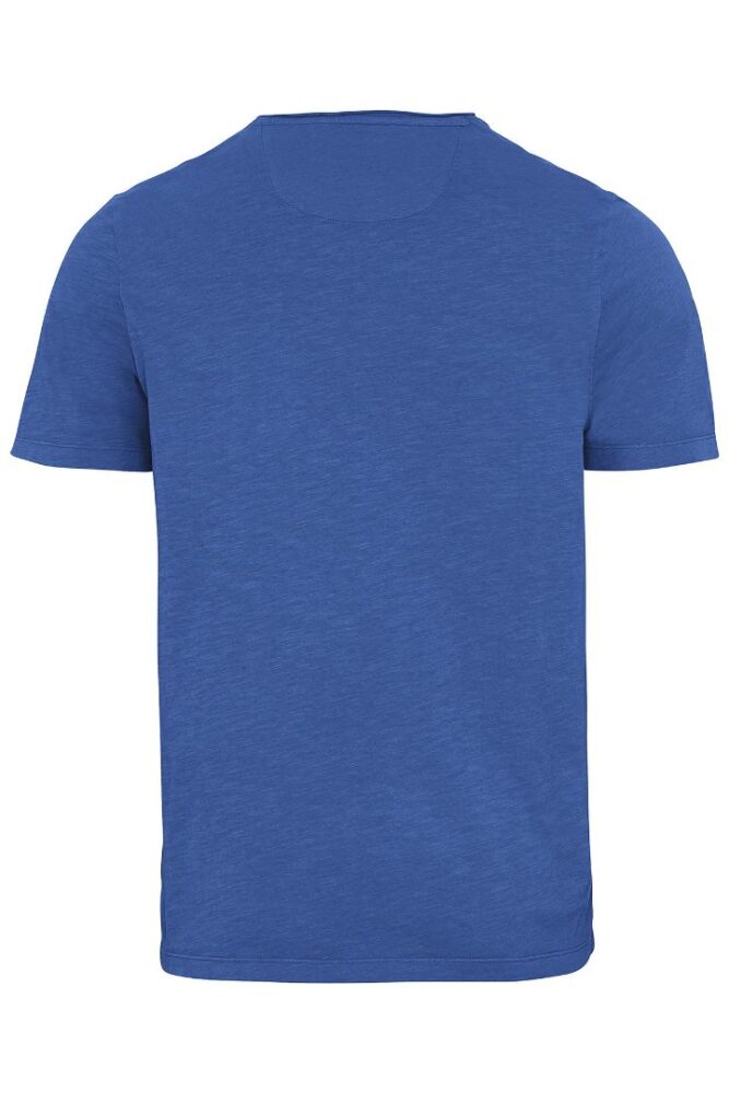 Men's T-shirt Short Sleeve with Round Neckline Blue Rouge Camel Active CA C89 409440 3T02-14