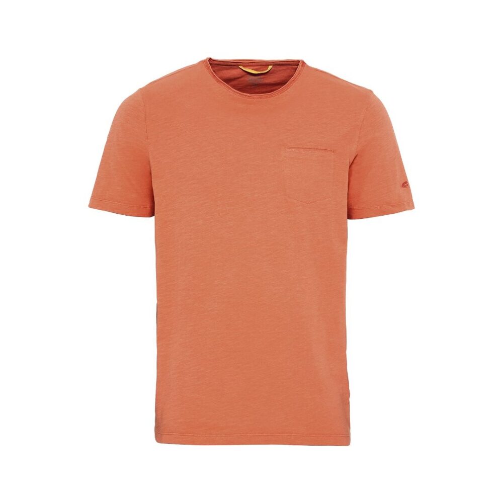 Ανδρικό T-shirt κοντομάνικο με στρογγυλή λαιμόκοψη πορτοκαλί χρώμα Camel Active CA C89 409440 3T02 42