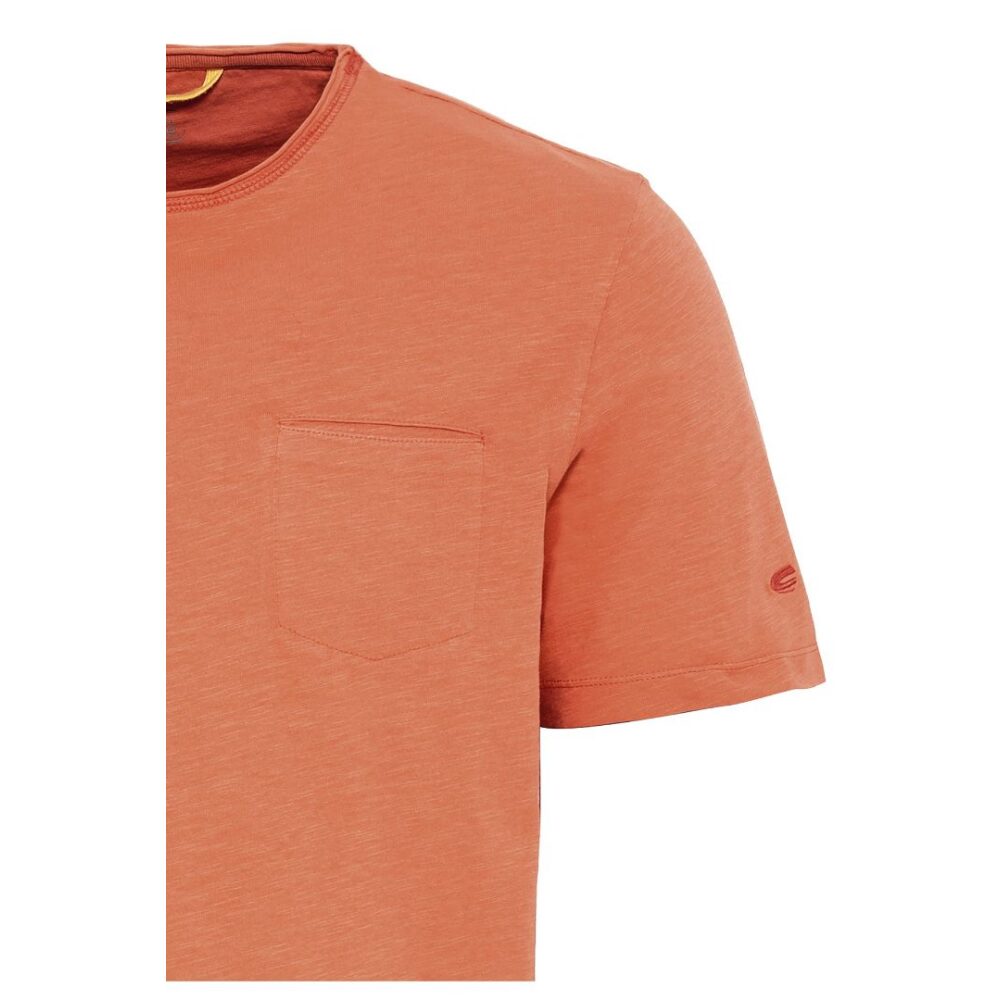 Men's short-sleeved T-shirt with round neck orange Camel Active CA C89 409440 3T02 42