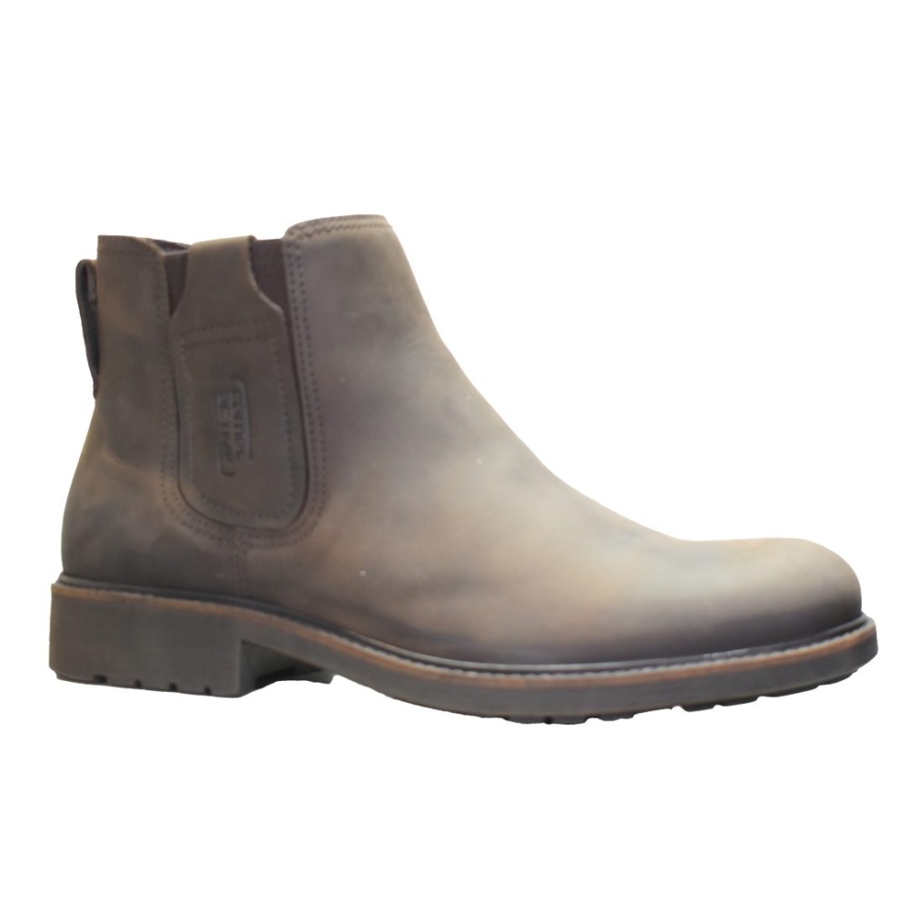 Men's leather- Nubuck dark brown boot Camel Active CA 361 15 01