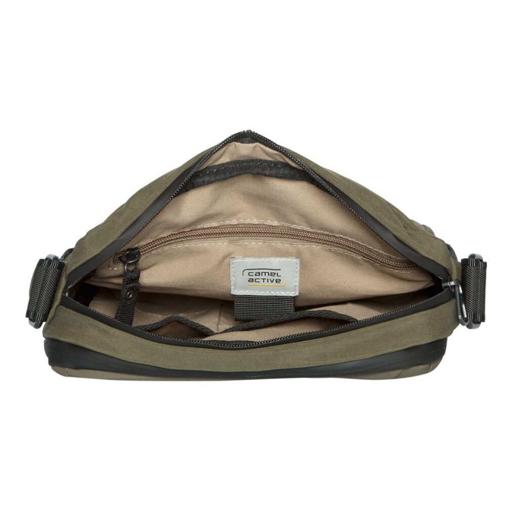 Shoulder bag, khaki color Brooklyn Cross Camel Active CA 332-601-35