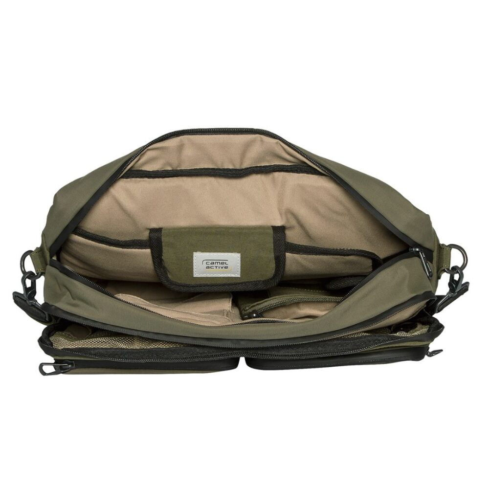 Τσάντα ώμου, χακί χρώμα Brooklyn Camel Active CA 332-602-35