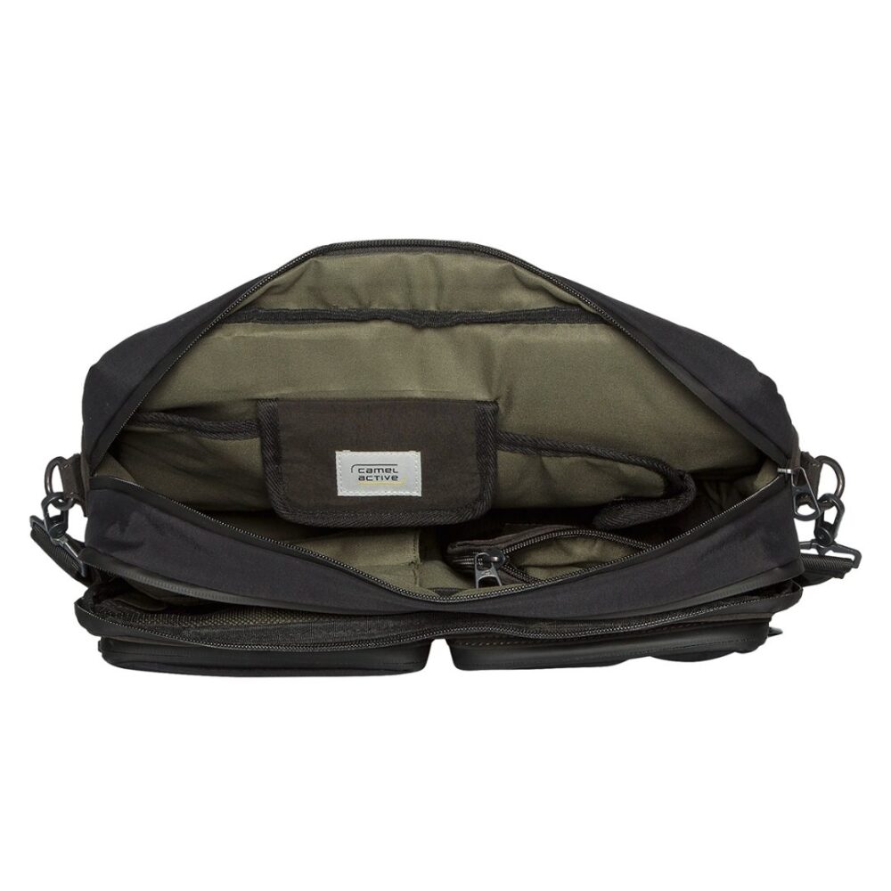 Τσάντα ώμου, καφέ-μαύρο χρώμα Brooklyn Camel Active CA 332-602-76