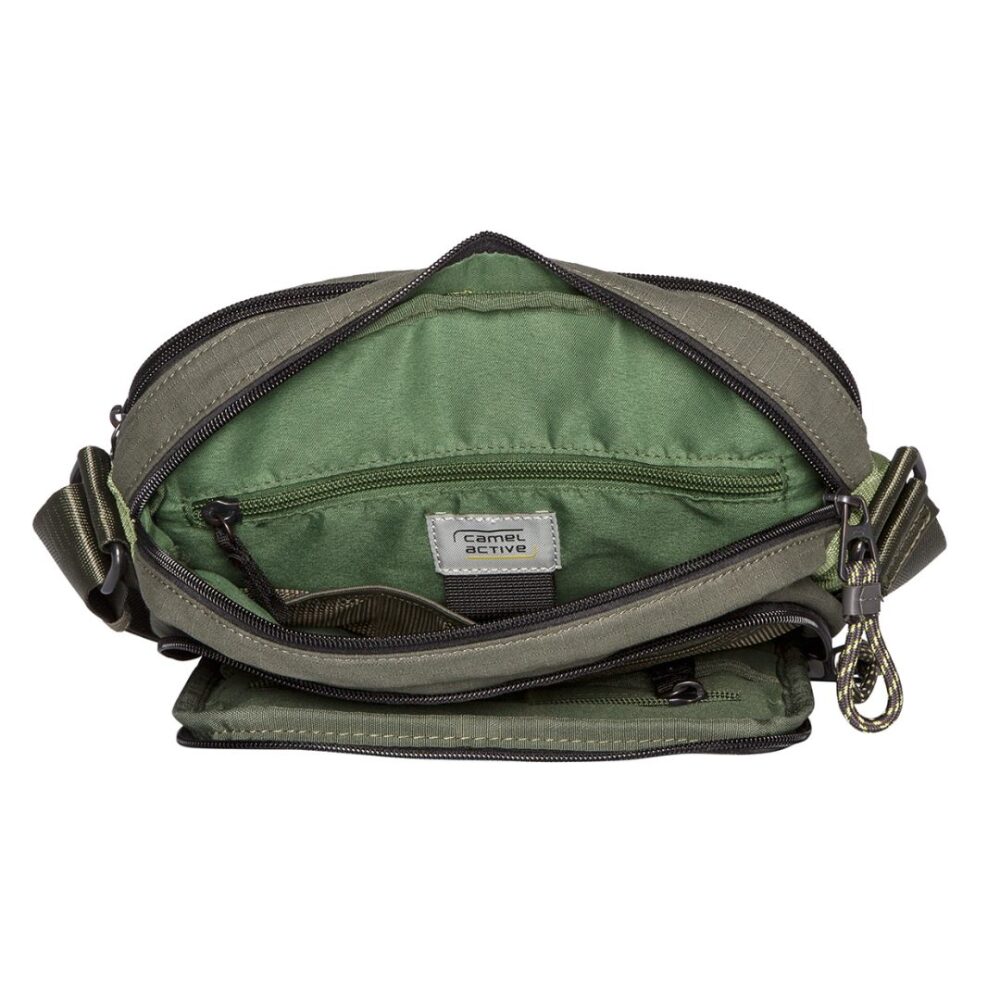 Men's shoulder bag, khaki color Frederic Camel Active CA 333-601-142