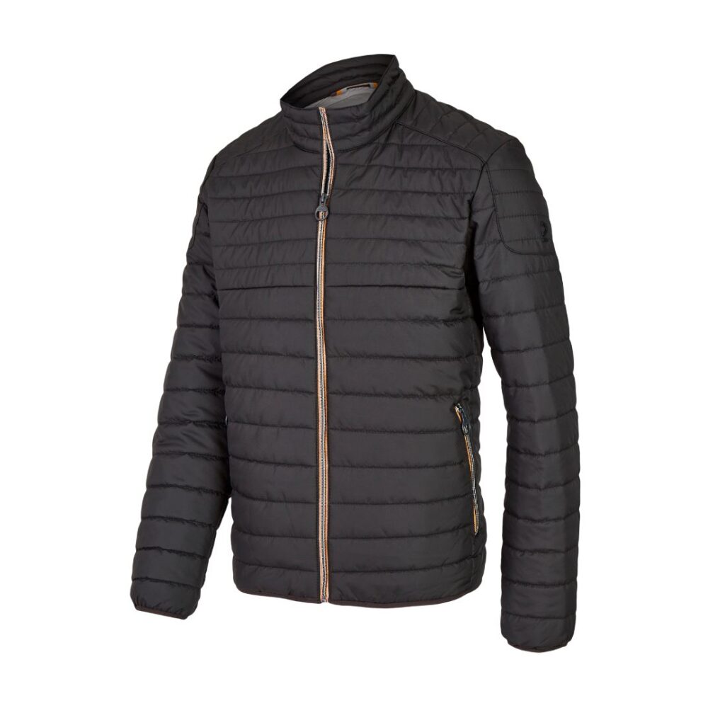 Men's quilted jacket black color Pin Point CALAMAR CL 130500 3Q77 09
