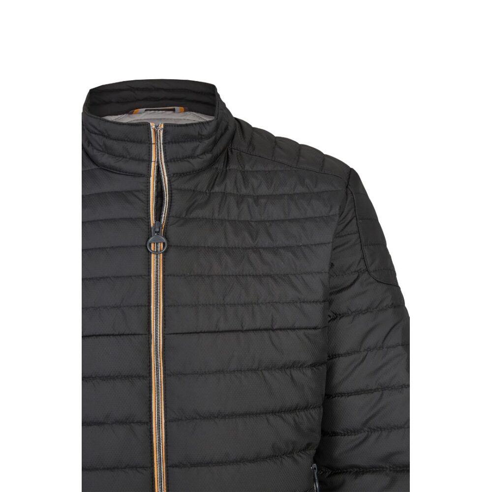 Men's quilted jacket black color Pin Point CALAMAR CL 130500 3Q77 09