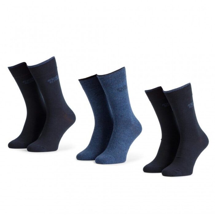 Ανδρικές κάλτσες μπλε μονόχρωμες set 3 τεμαχίων Camel Active CA 6590-x-545