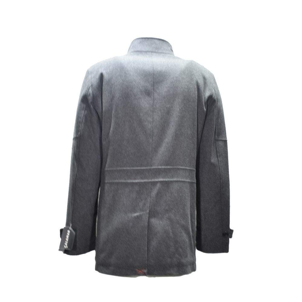 Men's coat three quarters woolen gray Calamar CL 120770 8Q22 08