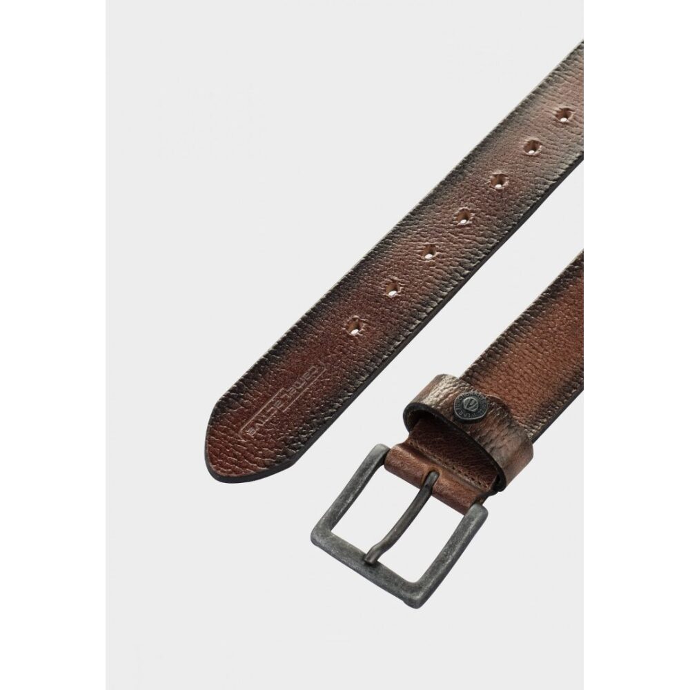 Men's leather belt, brown Camel Active CA 40218M-9B18-21