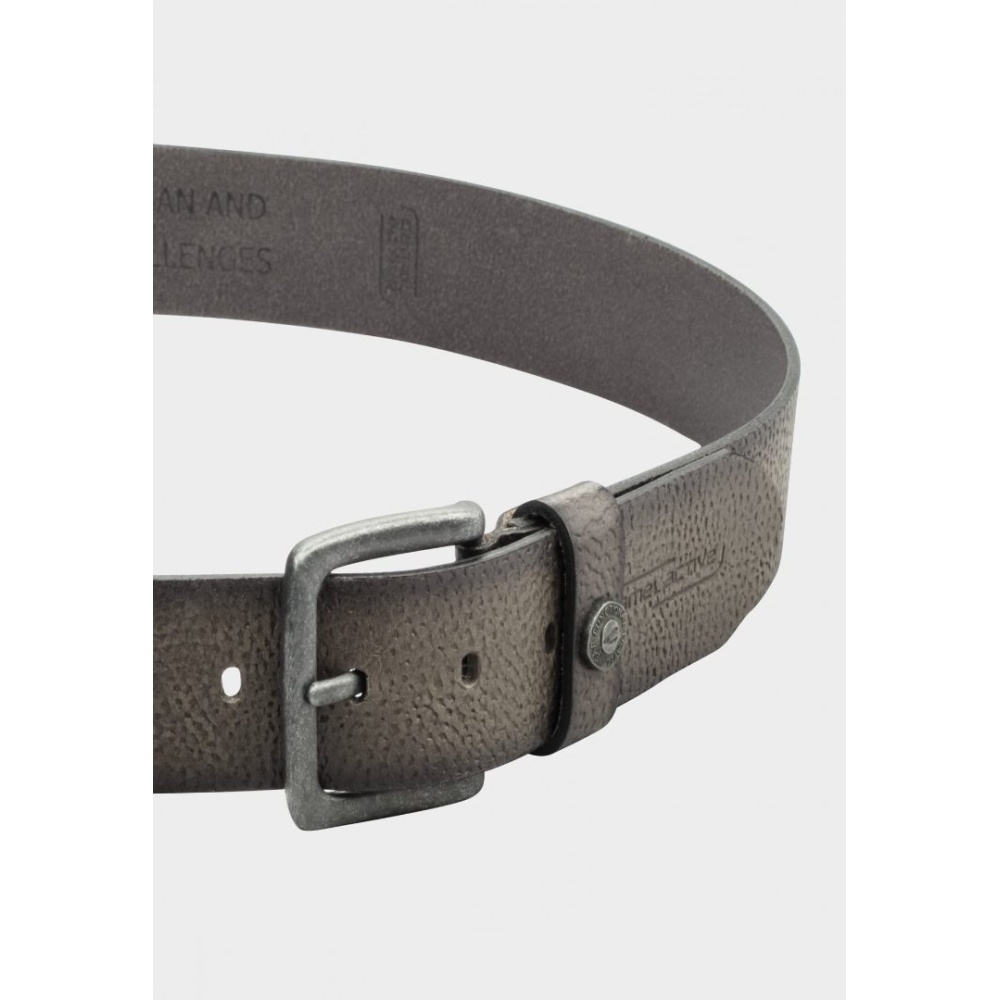 Men's leather belt, gray-brown color Camel Active CA 40218M-9B18-07
