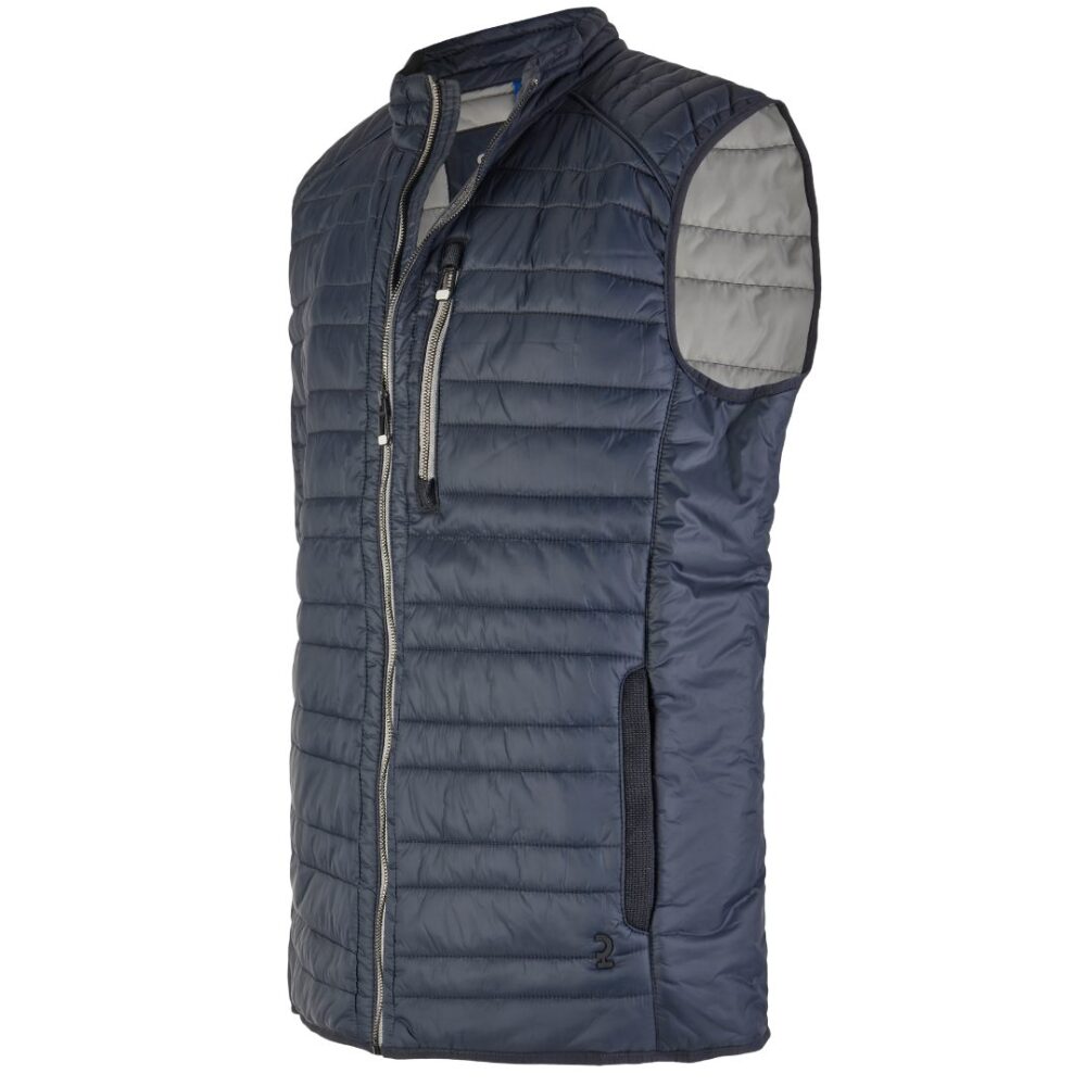 Men's quilted vest dark blue CALAMAR CL 160700-4Q73-48