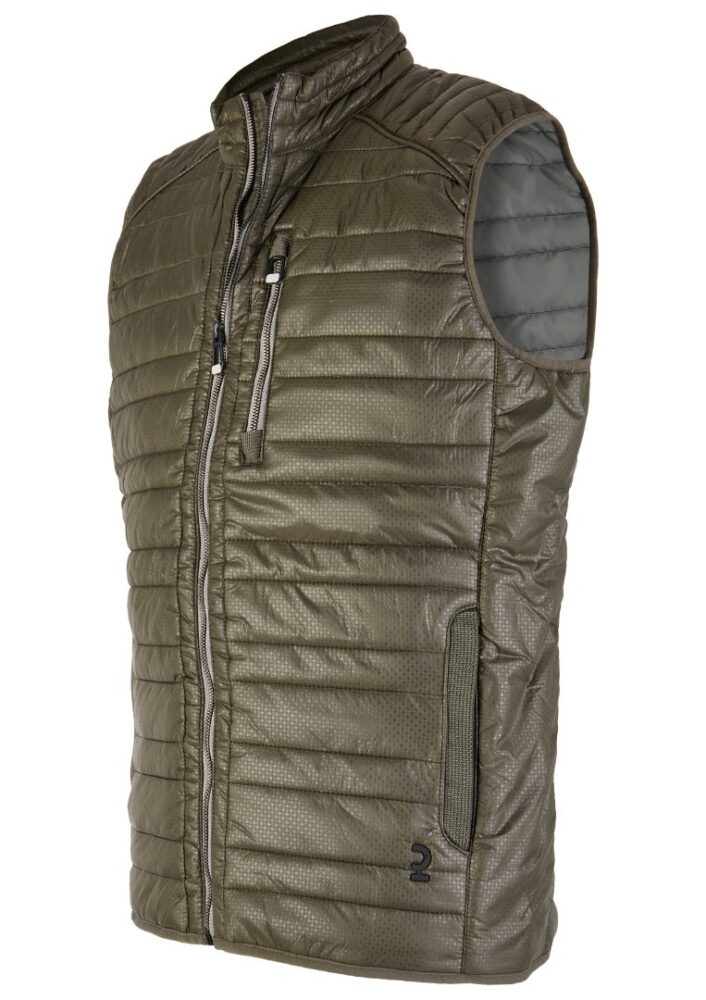 Men's quilted oil vest CALAMAR CL 160700-4Q73-93