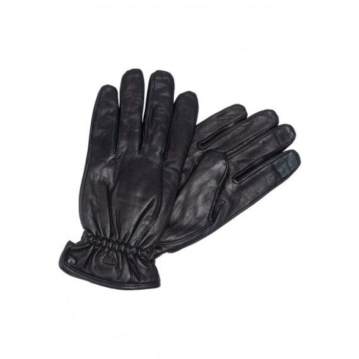 Ανδρικά δερμάτινα γάντια με εσωτερική επένδυση, μαύρο χρώμα, Camel Active CA 408250-6G25-09