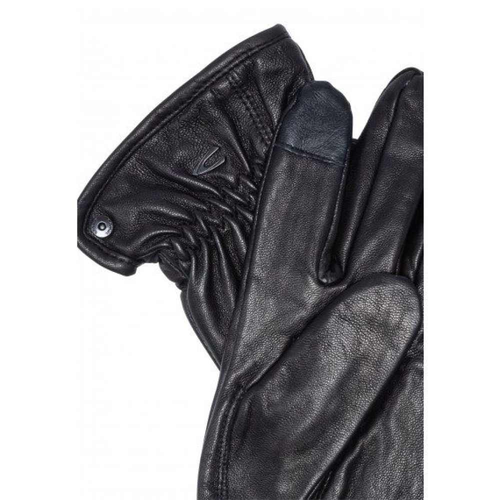 Ανδρικά δερμάτινα γάντια με εσωτερική επένδυση, μαύρο χρώμα, Camel Active CA 408250-6G25-09
