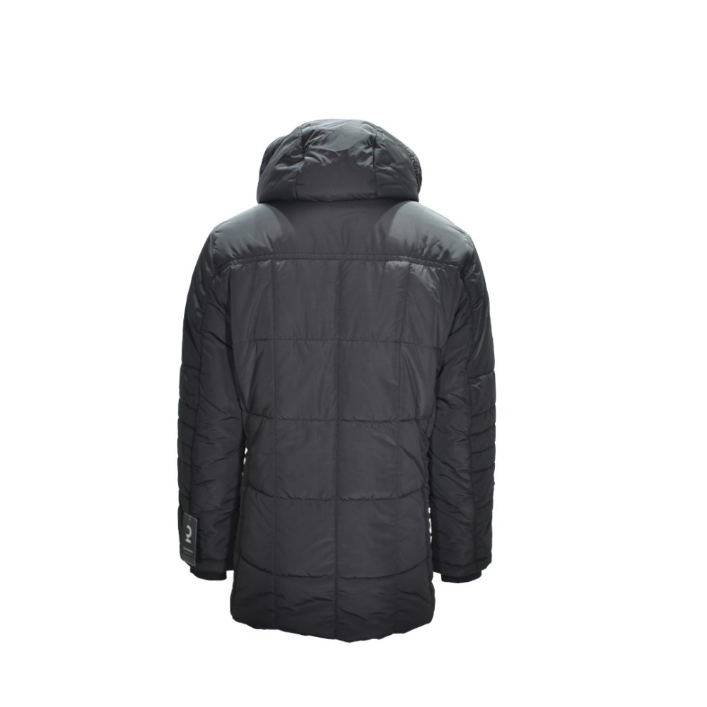 Men's lined three-quarter jacket black Calamar CL 120710-4Q27 09