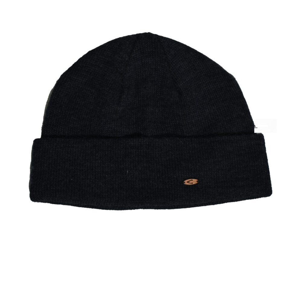 Men's knitted hat black Camel Active CA 406310-6M31-09
