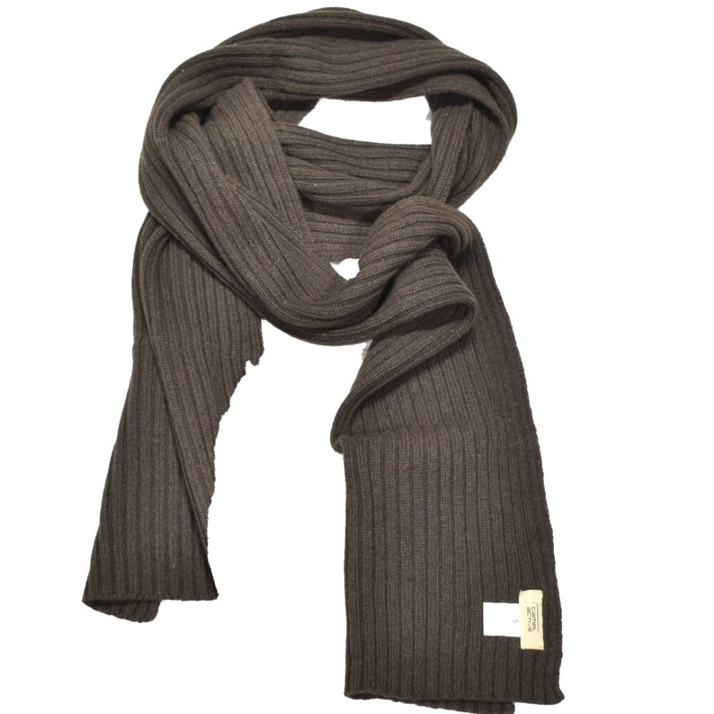 Knitted scarf monochrome brown Camel Active CA 407200-4V20-36