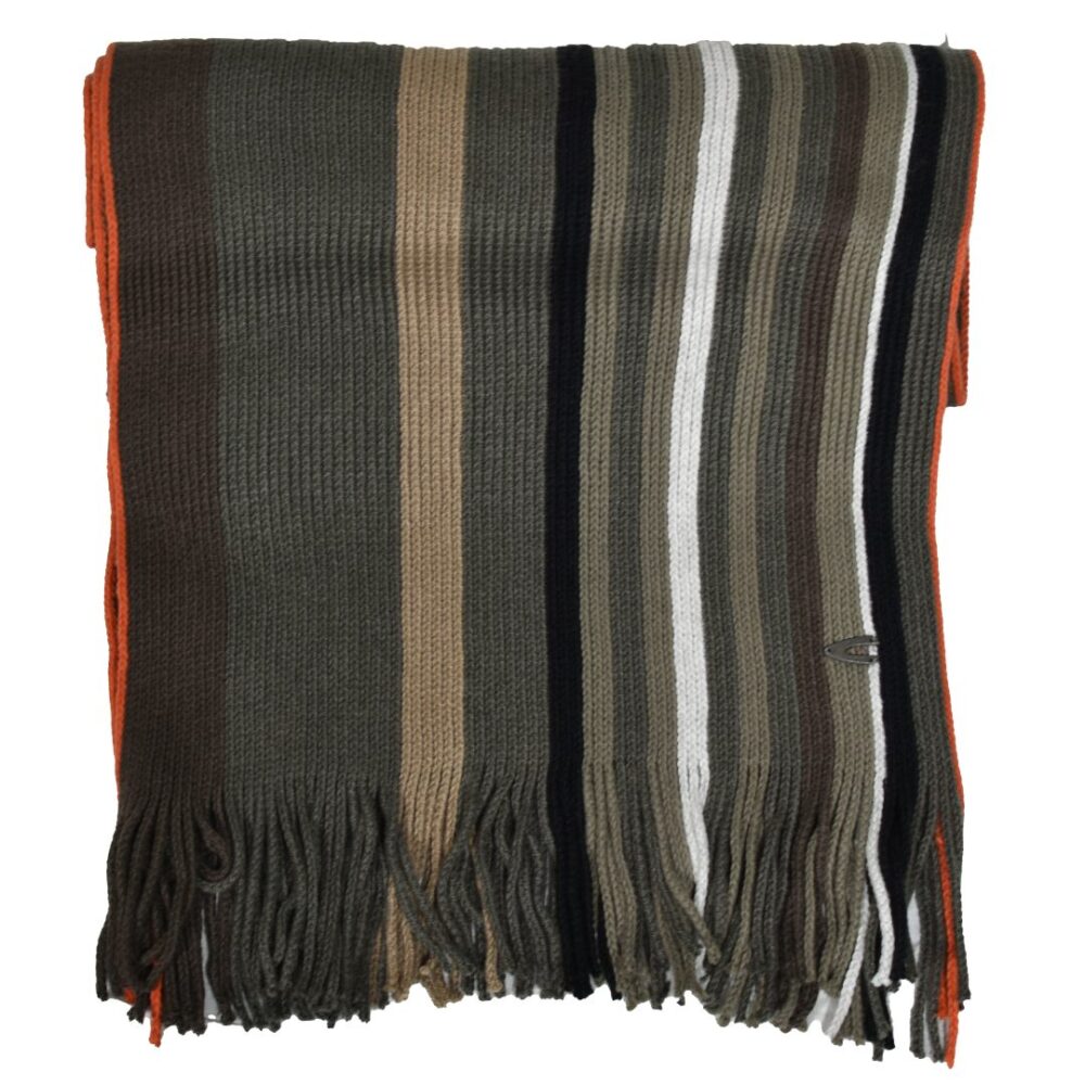 Knitted striped scarf colorful Camel Active CA 407310-2V31-37