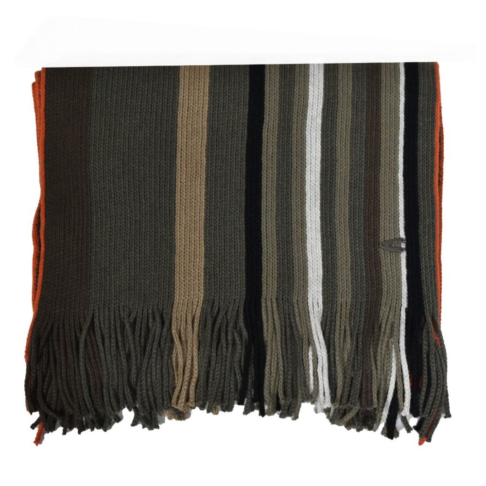 Knitted striped scarf colorful Camel Active CA 407310-2V31-37