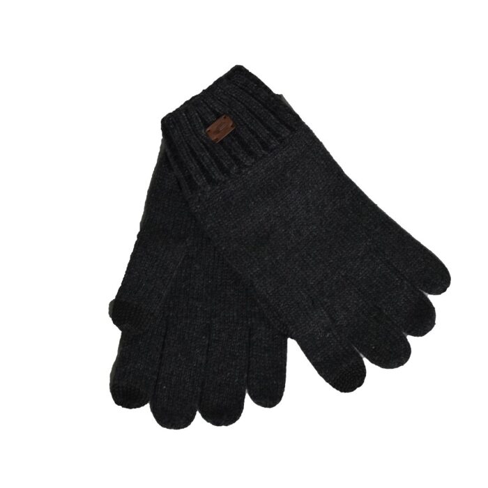 Knitted gray gloves Camel Active CA 408320-2G32-08
