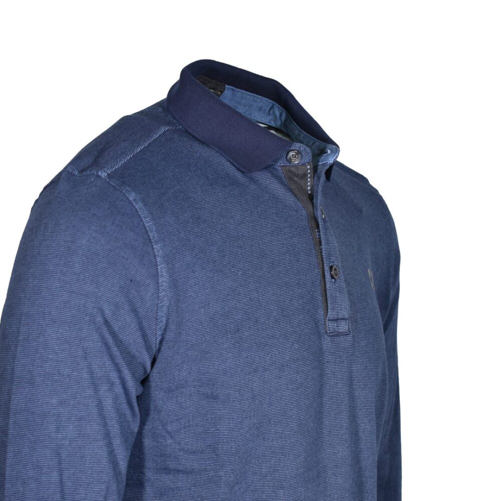 Men's Long Sleeve Polo Shirt Blue Camel Active CA 409306-4P03-43