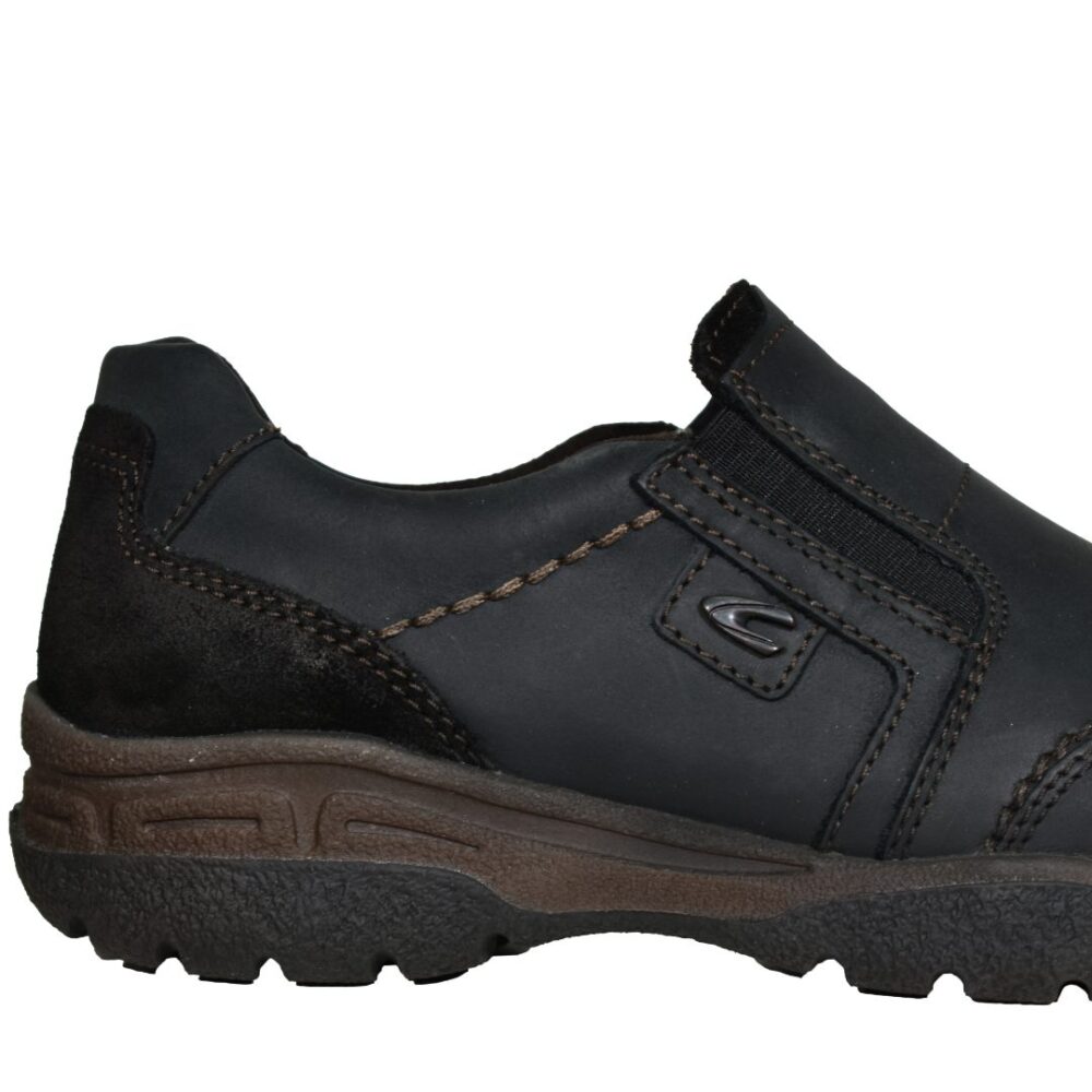 Men's leather nubuk shoe Bolzano black Camel Active CA 508 12 01
