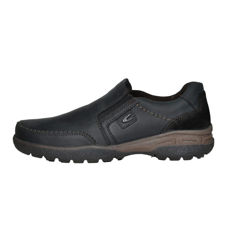 Men's leather nubuk shoe Bolzano black Camel Active CA 508 12 01