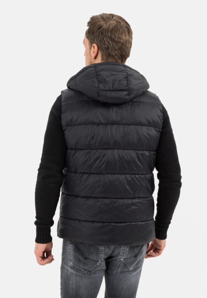 Men's winter vest, black color Calamar CL 160320-6Y11-08