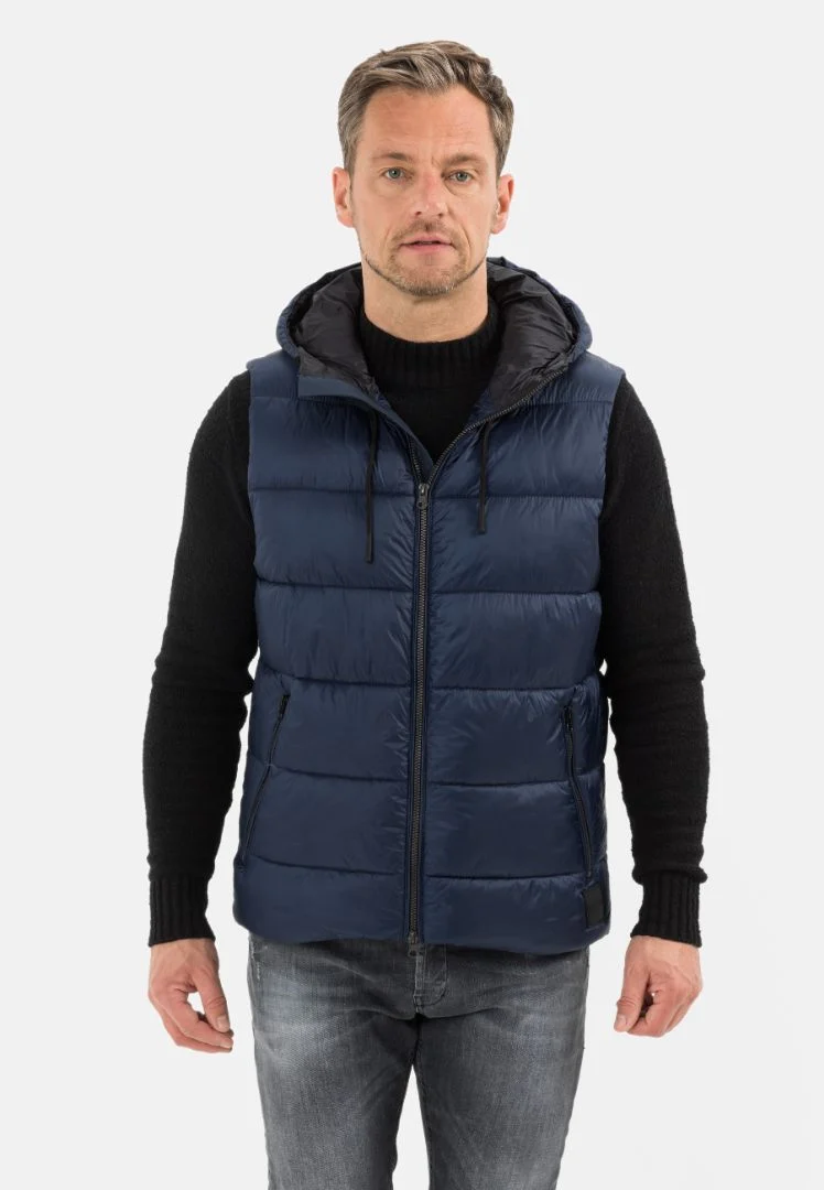Men's winter vest, blue color Calamar CL 160320-6Y11-43